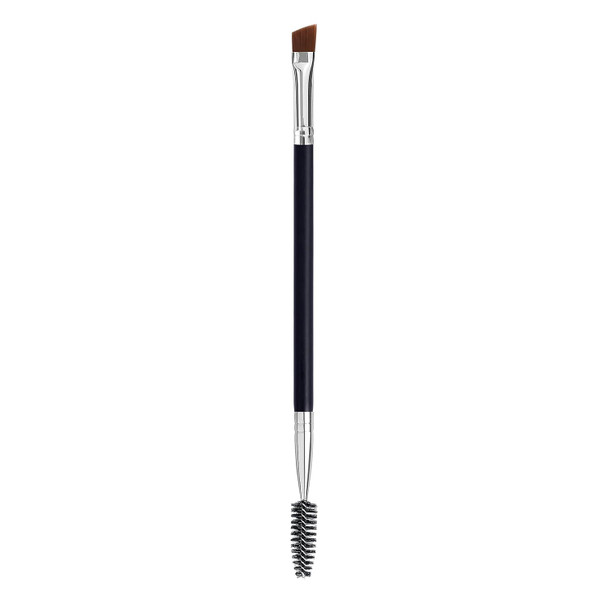 Lookseven Duo Eye Brow Brush - Angled Eyebrow Brush Spoolie Eyelash Comb - 1 Pcs