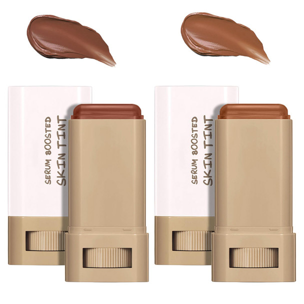 Lulesi Beauty Balm Serum Boosted Skin Tint Foundation Stick Tinted Moisturizer For Face Full Coverage Foundation Concealer Stick For Foundation Makeup Contour Sticks For Face Makeup Dewy Finish (#06)