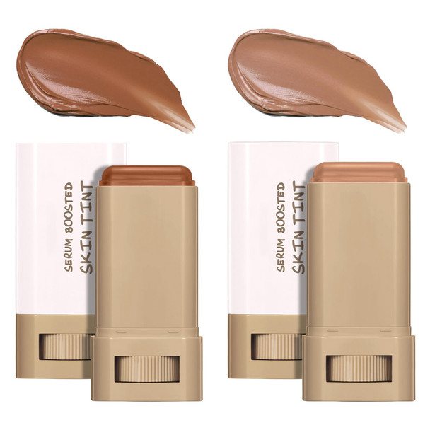 Lulesi Beauty Balm Serum Boosted Skin Tint Foundation Stick Tinted Moisturizer For Face Full Coverage Foundation Concealer Stick For Foundation Makeup Contour Sticks For Face Makeup Dewy Finish (#06)
