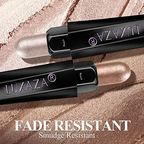 Luxaza Pro Neutral Cream Eye Shadow Eyeliner Makeup Sticks Classic-A004 + A005