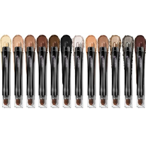 Luxaza Pro Neutral Cream Eye Shadow Eyeliner Makeup Sticks Classic-A001 + A002