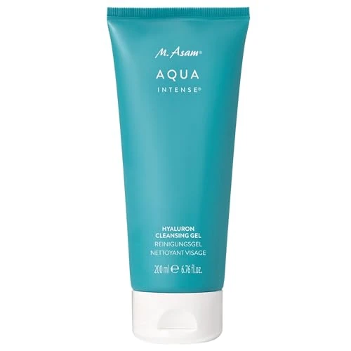 M. Asam Aqua Intense Hyaluron Cleansing Gel (6.8 Fl Oz) Gentle Cleanser With Hyaluronic Acid Hydrating Face Wash Facial Cleanser For Daily Skin Care And Fresh Clean Skin