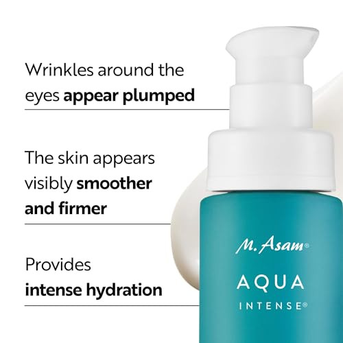 M. Asam Aqua Intense Hyaluron Eye Cream (101 Fl Oz) Hydrating Under Eye Cream With Hyaluronic Acid Helps Reduce Dark Circles Fine Lines & Puffiness