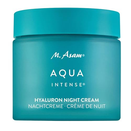 M. Asam Aqua Intense Hyaluron Night Cream (1.7 Fl Oz) Rich Face Moisturizer With Hyaluronic Acid Intensive Overnight Face Cream For Deep Hydration Smooth Skin And Long Lasting Moisturizer Care