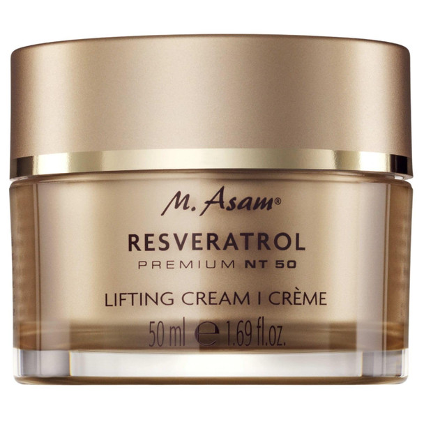 M. Asam Resveratrol Premium Lifting Cream (1.69 Fl Oz) - Anti-Aging Face Moisturiser Resveratrol Day And Night Cream Hydrating Skin Care With Peptides Vegan Face Cream