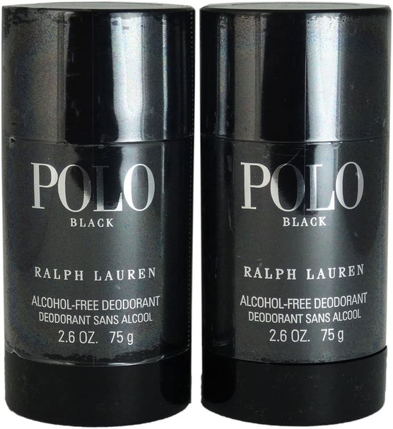 Ralph Lauren Polo Black Alcohol Free Deodorant Stick, 2 Count