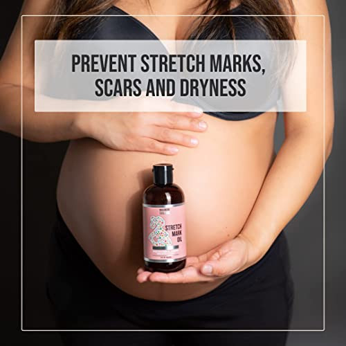Magnum Solace Nighttime Magnesium Cream (Clary Sage) And Stretch Mark Oil (Cocoa) - 2 Pack Bundle