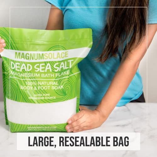 Magnum Solace Pure Magnesium Oil & Magnesium Bath Flakes