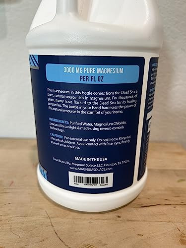 Magnum Solace Pure Magnesium Oil & Magnesium Bath Flakes