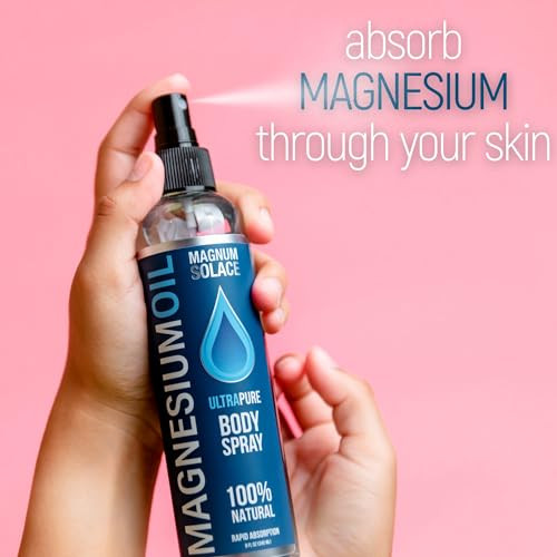 Magnum Solace Pure Magnesium Spray & Bath Flakes Combo Kit