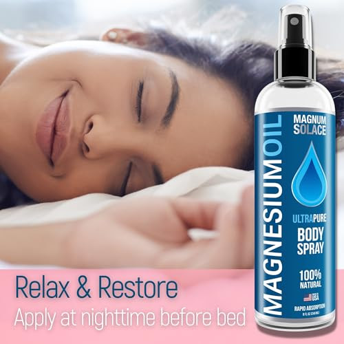 Magnum Solace Pure Magnesium Spray & Bath Flakes Combo Kit