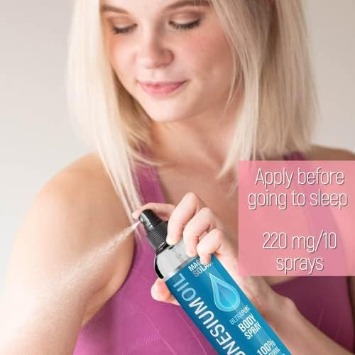 Magnum Solace Pure 20 Lbs Magnesium Bath Flakes & Magnesium Oil Spray - 100% Natural Relief (3 Item Bundle)