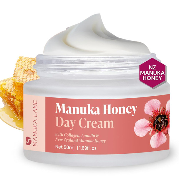 Manuka Lane Manuka Honey Night Cream For Face And Neck With Argireline Rosemary Sweet Almond Oil & Vitamin A | Plant Based Formula | Carefully Formulated To Keep Your Skin Young And Healthy!