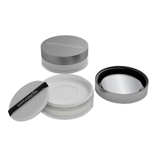 Mirabella Perfecting Loose Powder Hd Matte Finish Translucent Setting Powder With Light-Diffusing Silica Antioxidant-Infused Face Powder With Peptides & Oil Control