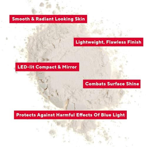 Mirabella Universal Pressed Setting Makeup Powder Glow By Beauty - Translucent Matte Setting Powder Infused With Hyaluronic Acid & Collagen With Lightweight Flawless Finish - Blurring Anti-Aging &