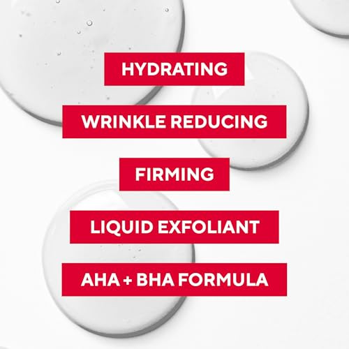 Mirabella All In One Clarifying Serum Micro Peel For Anti Aging - Hydrating 7% Glycolic Acid & 8.8% Lactic Acid Serum Face Peel With Aha Bha Exfoliant 1 Oz