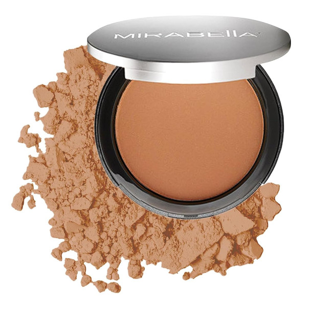Mirabella Pure Press Foundation Hd-Finish Pressed Powder Buildable Mineral Pressed Powder Compact With Nourishing Jojoba Age-Defying Makeup For All Skin Types Original Fair I