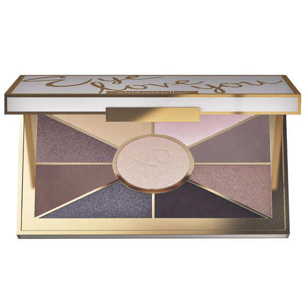Mirabella Eye Love You Neutral Shimmer Eyeshadow Palette - Makeup Palette W/Ultra Pigmented Pressed Powders Creamy Matte & Shimmer Pink Eyeshadow Shades - Romance