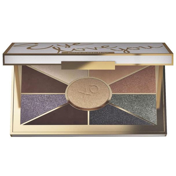 Mirabella Eye Love You Neutral Shimmer Eyeshadow Palette - Makeup Palette W/Ultra Pigmented Pressed Powders Creamy Matte & Shimmer Pink Eyeshadow Shades - Romance