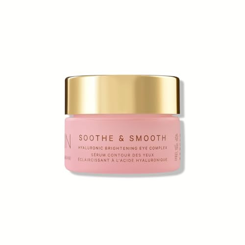 Mz Skin By Maryam Zamani Md Mz Skin Soothe & Smooth Hyaluronic Brightening Eye Complex 0.47 Fl Oz | Luxury Anti-Aging Eye Cream With Hyaluronic Acid Tri-Peptides & Albizia Bark | Dark Circles Fine Lines & Puffiness
