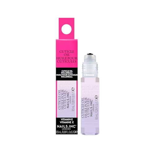 Nails Inc Vitamin E Cuticle Oil Rollerball Strengthens Cuticles Intense Hydration Ultra Moisturizing Fast Absorbing Helps With Cracking And Hangnails Mess Free Travel Sized 0.28 Fl Oz