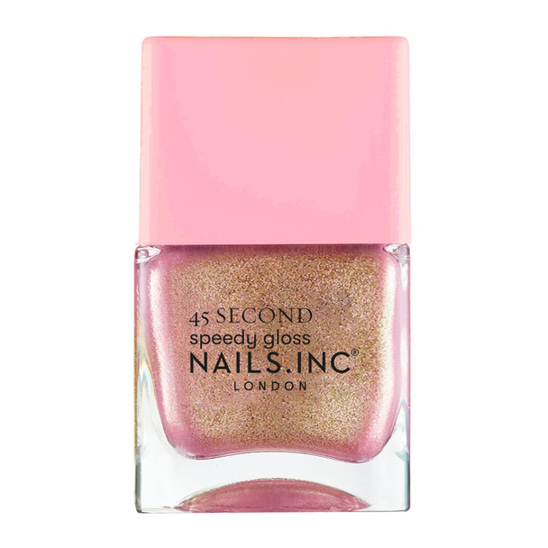 Nails Inc Euphoria Highlight Make It Mythical Pearl Shimmer No Chip Long Lasting Quick Dry Air Dry Professional Manicures & Pedicures Fingernails & Toenails Vegan Nail Polish 0.47 Fl Oz