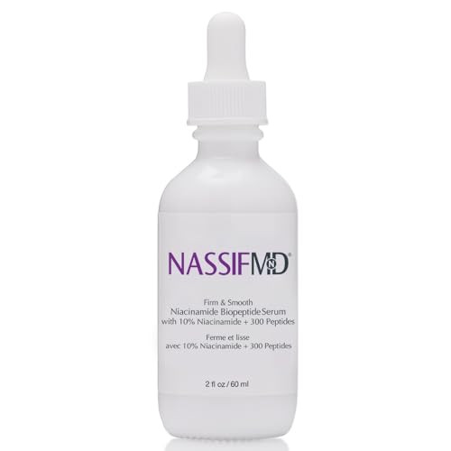 Nassifmd Niacinamide Serum 10% With Cranberry Biopeptides And Ectoin Brightening And Hydrating Vitamin B3 Face Serum Evens Tone Smooths Texture Reduces Fine Lines Boosts Radiance