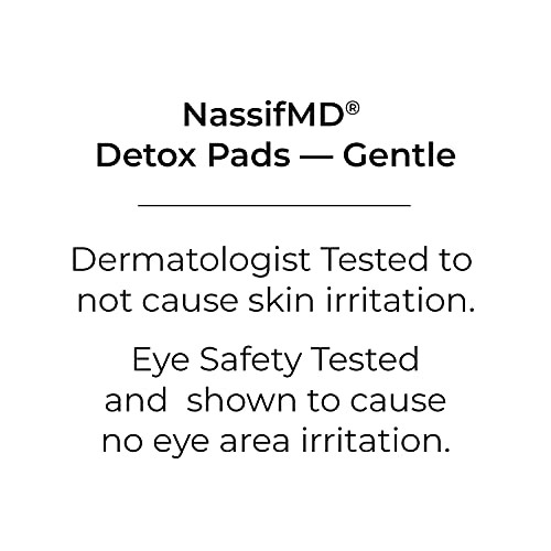 Nassifmd Gentle Detox Pads Surgeon-Created Fruit Acid Complex For Sensitive Skin Brightens Exfoliates & Reduces Wrinkles Dermatologist-Tested