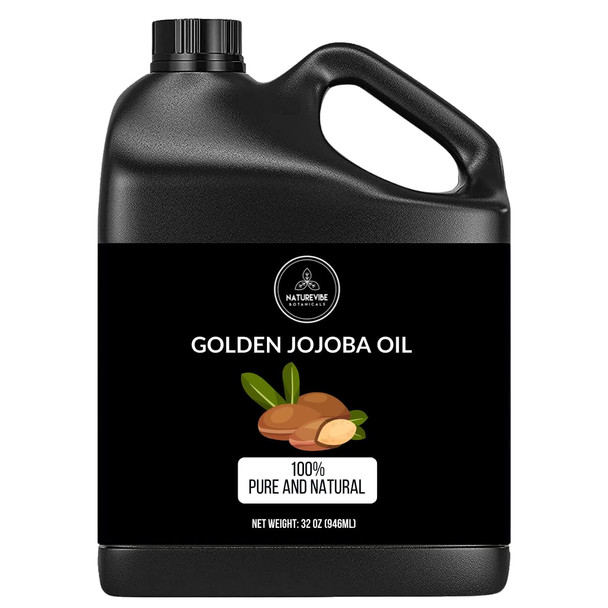Naturevibe Botanicals Fractionated Coconut Oil 32 Ounces | 100% Pure And Natural | Great For Skin Care And Hair Care