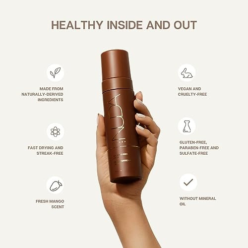 Nuda Canada Nuda Ultra Dark Self-Tanning Mousse And Dark Face Tan Water Bundle