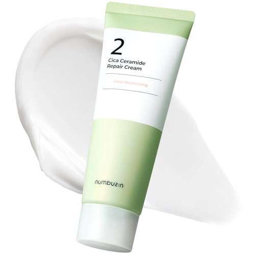 Numbuzin No.2 Cream | Cica Ceramide Repair Cream | Ceramide Centella Asiatica | Hydrating Calming Strengthen Skin Barrier Deep Repair Recovery | All Skin Types | 2.02 Fl. Oz.