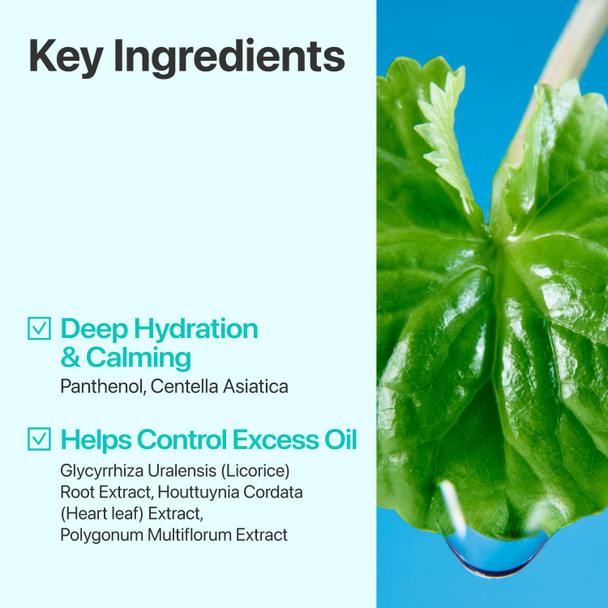 Numbuzin No.1 Toner | Pure-Full Calming Herb Toner | Breakouts Redness Excess Oil Control | Centella Asiatica Heartleaf Licorice Root | Acne-Prone Sensitive Skin | 10.14 Fl. Oz.