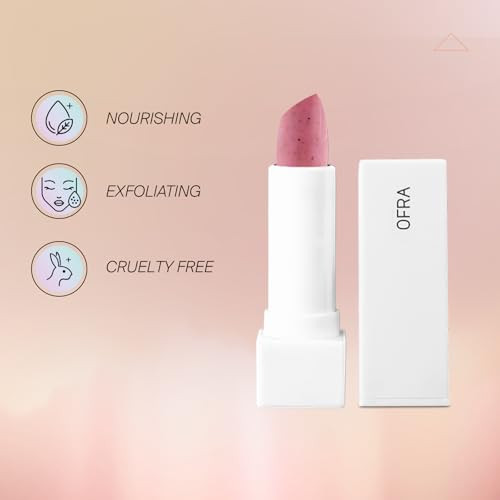Ofra Lip Exfoliator | Lip Exfoliating Scrub For Smooth Soft Lips | Moisturizing Lip Scrub To Buff Away Dryness & Flakiness | Lip Treatment For Cracked Lips | 4.5 G