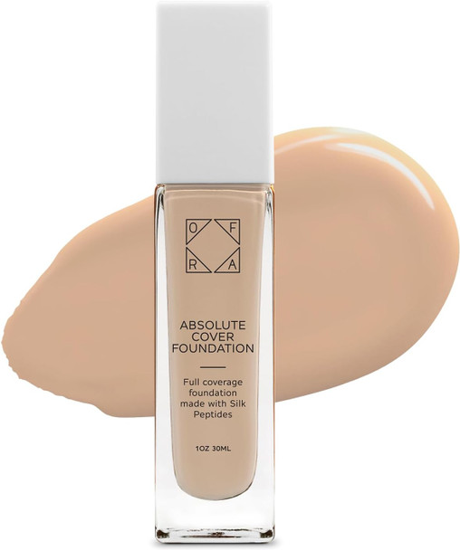 Ofra Absolute Cover Foundation #2 | Liquid Medium Coverage Foundation With Natural Finish | Oil-Free Face Makeup | Light Medium Shade With Neutral Undertone | 1Oz/30Ml