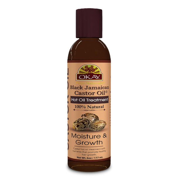 Okay Coconut Hot Oil Treatment | For All Hair Types & Textures | Deeply Penetrating | 100% Natural | Free Of Paraben Silicone | 6 Oz