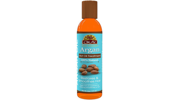 Okay Coconut Hot Oil Treatment | For All Hair Types & Textures | Deeply Penetrating | 100% Natural | Free Of Paraben Silicone | 6 Oz