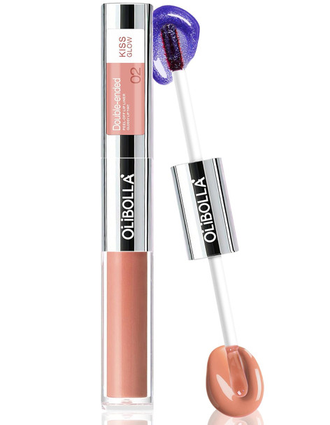 Okerker 2-In-1 Peel Off Lip Liner & Liquid Lipstick Gloss | Long-Lasting Matte Lip Stain & Hydrating Shine | Waterproof Plumping Transfer-Proof Lip Tint For All Skin Types 04