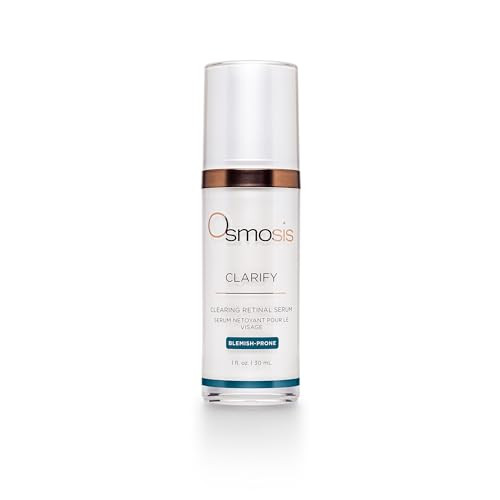 Osmosis Omsosis Clarify Clearing Retinal With Vitamin A Serum Calms And Soothes For Acne Pigmented Oily And Blemish-Prone Skin 1 Fl Oz