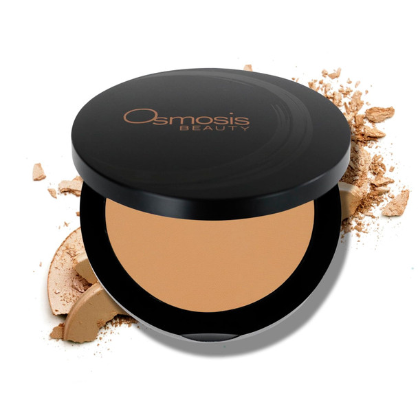 Osmosis Mineral Pressed Base Foundation Lightweight Powder Makeup Medium To Full Coverage Matte Finish 8 Shades