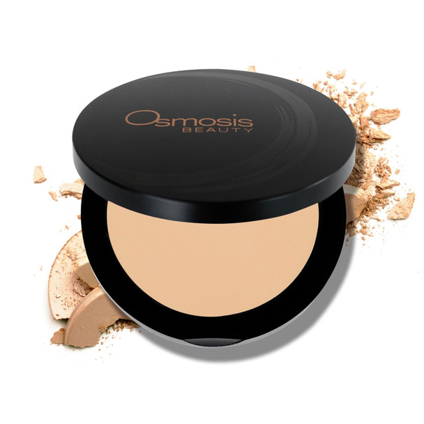 Osmosis Mineral Pressed Base Foundation Lightweight Powder Makeup Medium To Full Coverage Matte Finish 8 Shades