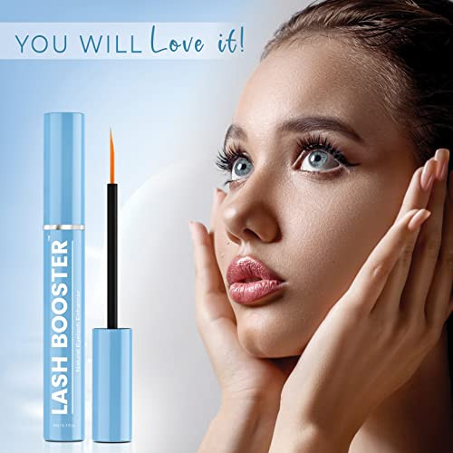 Osmotics Cosmeceuticals Lash Booster | Advanced Eyelash Growth Serum And Eyebrow Enhancer - Grow Longer Beautiful Eyelashes And Bold Eyebrows - Naturally Promotes Fuller Thicker Longer Lashes & Brows