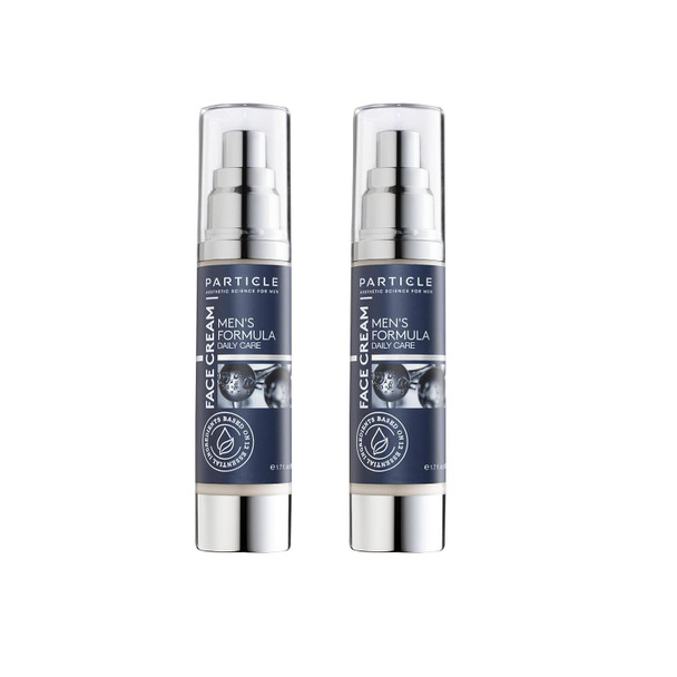 Particle 6-In-1 Face Cream For Men Men S Daily Hydrating Moisturizer With Vitamin C Jojoba Oil Vitamin E & Hyaluronic Acid Skin Care Routine Healthy Skin Support Pack Of 2 1.7 Fl Oz
