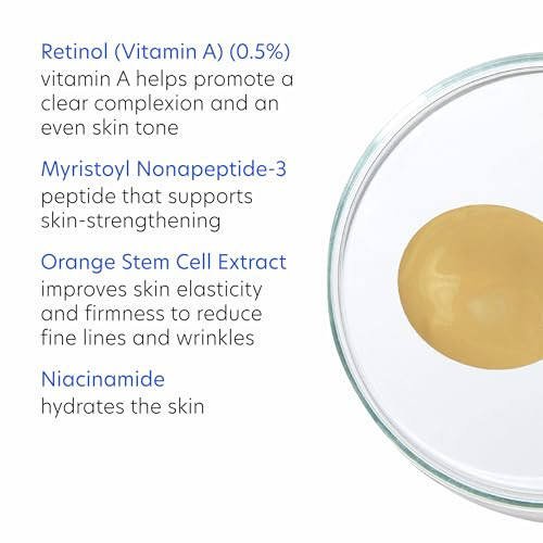 Pca Skin Intensive Anti Aging Retinol Serum 0.5% Pure Retinol Face Serum Minimizes Fine Lines And Wrinkles 1 Fl Oz Tube