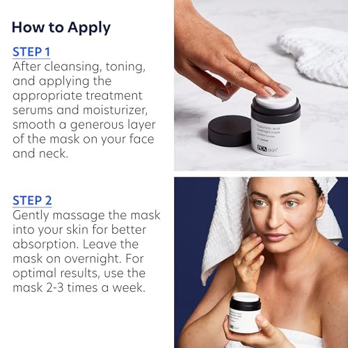 Pca Skin Overnight Face Mask Hyaluronic Acid Overnight Mask Brightening Face Mask Rejuvenates And Hydrates Skin Overnight Helps Boost Skin Radiance And Luminosity Anti Aging Face Mask 1.8 Oz Jar
