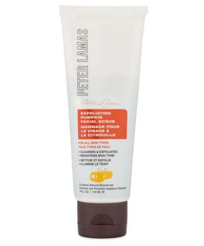Peter Lamas Naturals Exfoliating Facial Scrub For Sensitive Skin Pumpkin Enzymes And Apricot Grains Face Wash Cleanser Cleanse Purify Protect And Hydrate Vegan Paraben And Sulfate-Free