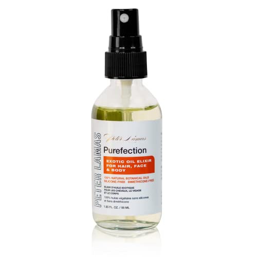 Peter Lamas Purefection Exotic Oil Elixir Multi-Use Oil For Hair Scalp Face & Body | Restore Shine Boost Supple Skin With Moisturizing Natural Botanical Oils | Vegan Paraben And Sulfate-Free
