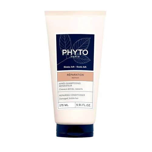 Phyto Repair Restructuring Conditioner Vegan Silicone Free Conditioner Repairing Strengthening For Damaged Hair And Brittle Hair 5.91 Fl.Oz.