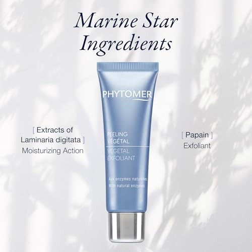 Phytomer Vegetal Exfoliant With Natural Enzyme Gentle Face Exfoliator | Cleanses Eliminates Impurities Refines Skin'S Texture | Safe Natural Ingredients | Sustainable & Eco-Friendly | 50Ml