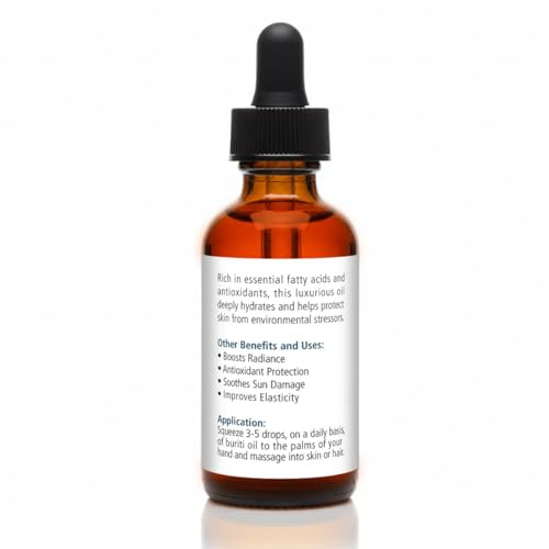 Renewalize Brazilian Buriti Oil 100% Pure Cold Pressed & Unrefined | Natural Moisturizer For Skin Hair & Nails | Rich In Beta-Carotene (2 Fl Oz)