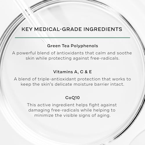 Replenix Green Tea Gentle Soothing Facial Cleanser Medical-Grade Sensitive Skin Face Wash Now With New & Improved Packaging (6.7 Fl. Oz)